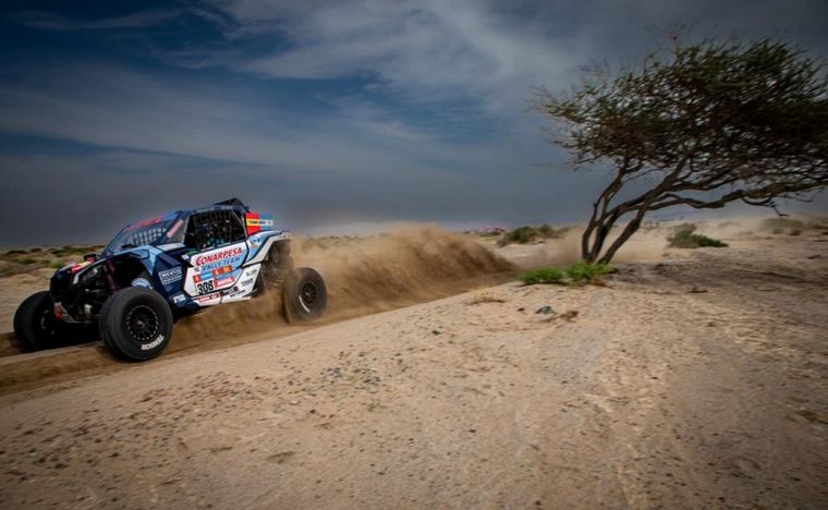 "Estamos para pelear con todos", nos había dicho Fernando en la previa del Dakar