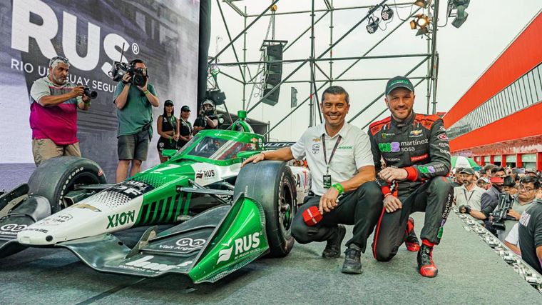 FOTO: Canapino y Ricardo Juncos, la sociedad Argentina en IndyCar 2023