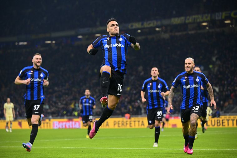 FOTO: Lautaro Martínez puso el único gol del triunfo de Inter (FOTO: @Internazionale)