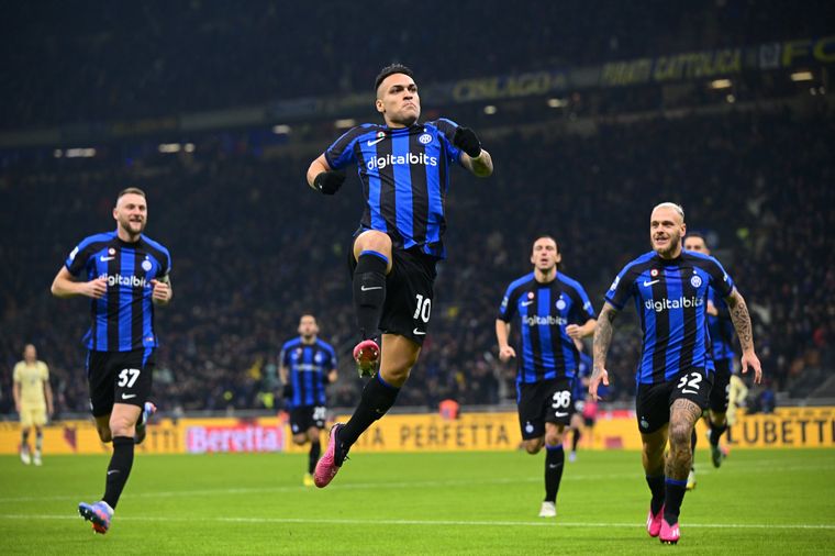 Lautaro Martínez puso el único gol del triunfo de Inter (FOTO: @Internazionale)