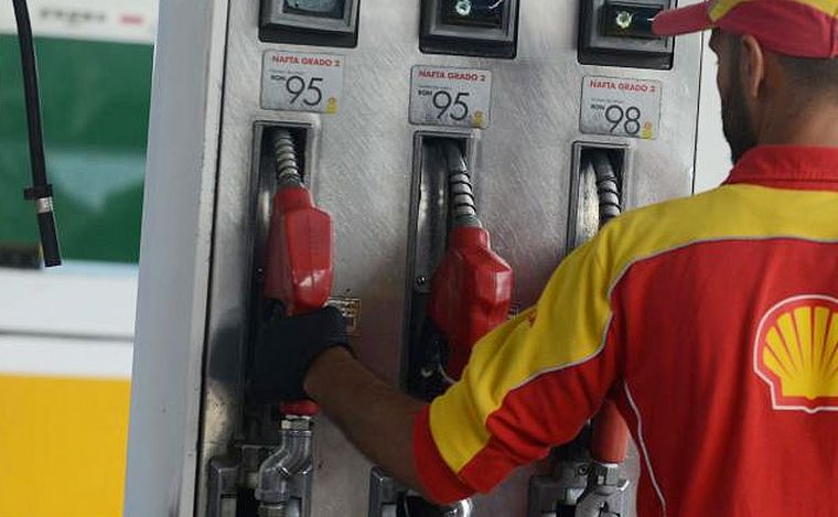 FOTO: Shell aumentó en todo el país el precio de sus combustibles en un 4%.