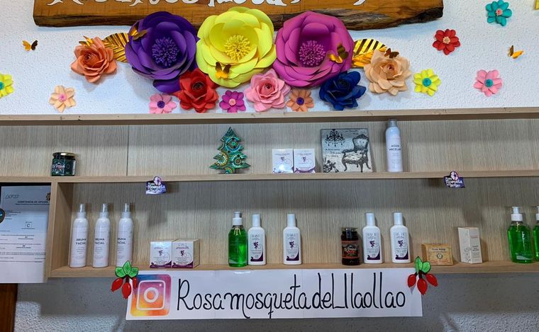 Rosa Mosqueta, una tienda de cosméticos naturales en el Llao Llao