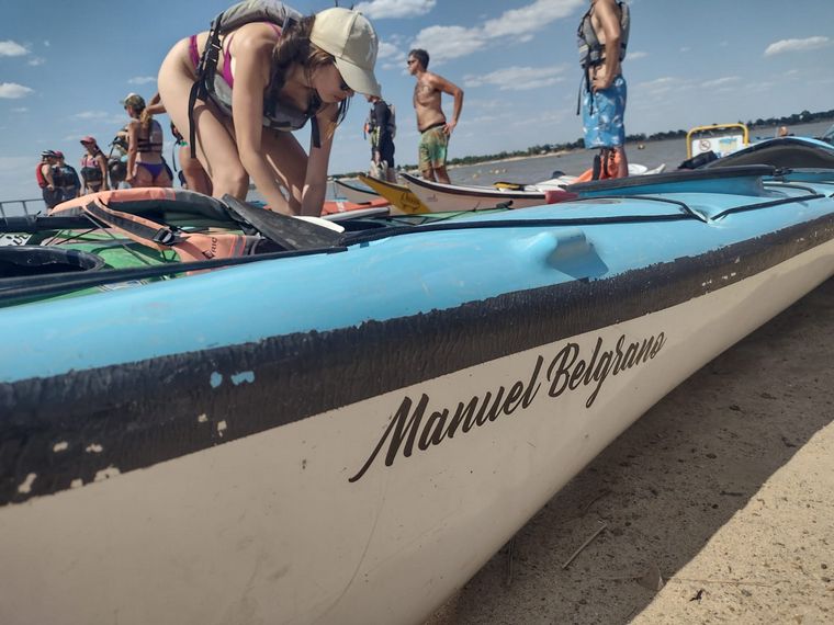 Un paseo en Kayak por el Río Paraná.