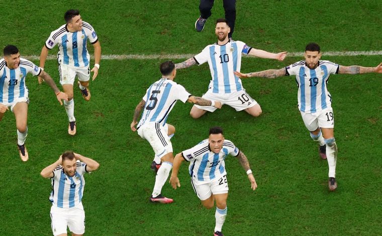 FOTO: Hace un mes Argentina gritaba su tercer conquista mundialista. 