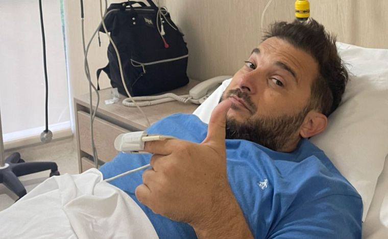 Diego Brancatelli continúa internado por fuertes dolores en la espalda.