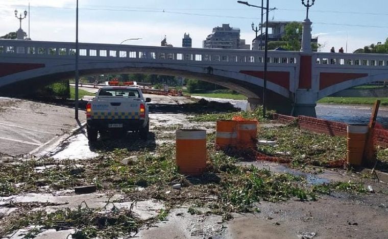 FOTO: Así quedaron las calles de Córdoba luego de la fuerte tormenta.