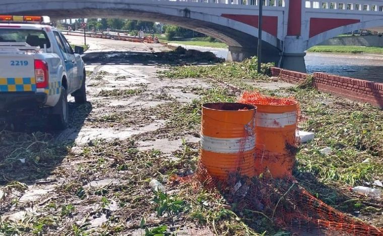 FOTO: Así quedaron las calles de Córdoba luego de la fuerte tormenta.