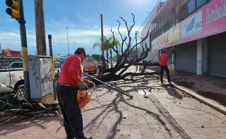 FOTO: Así quedaron las calles de Córdoba luego de la fuerte tormenta.