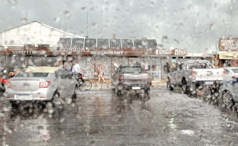 El paso de la tormenta por el Camino de las Altas Cumbres.