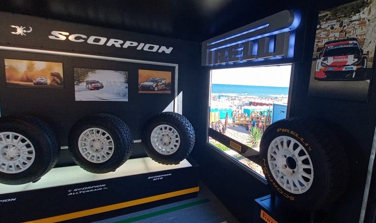 Los neumáticos Pirelli del Worl Rally Championiship.