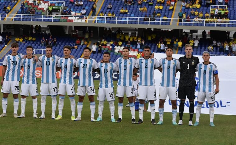 FOTO: Argentina y Brasil se enfrentan en el Sudamericano Sub 20. (Foto: AFA)