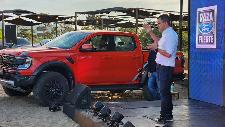 FOTO: Ford Argentina presentó la nueva Ranger Raptor en Pinamar.