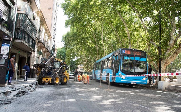 Más cortes y desvíos en el centro de Rosario, ahora por calle Laprida. 