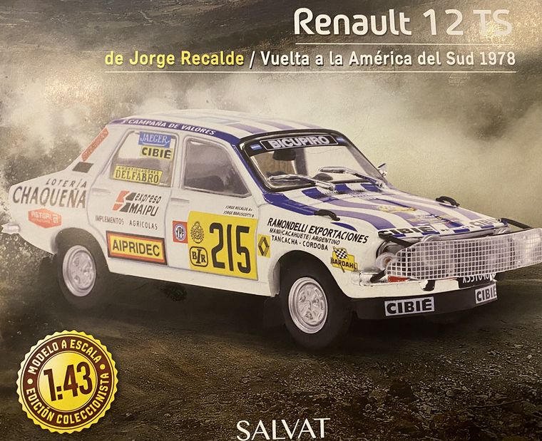 FOTO: La Maqueta del Renault 12 de Salvat de reciente aparición.