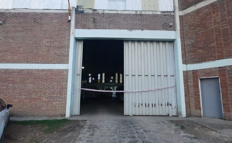 FOTO: Tragedia en un predio de la empresa Sarmiento en Cosquín.