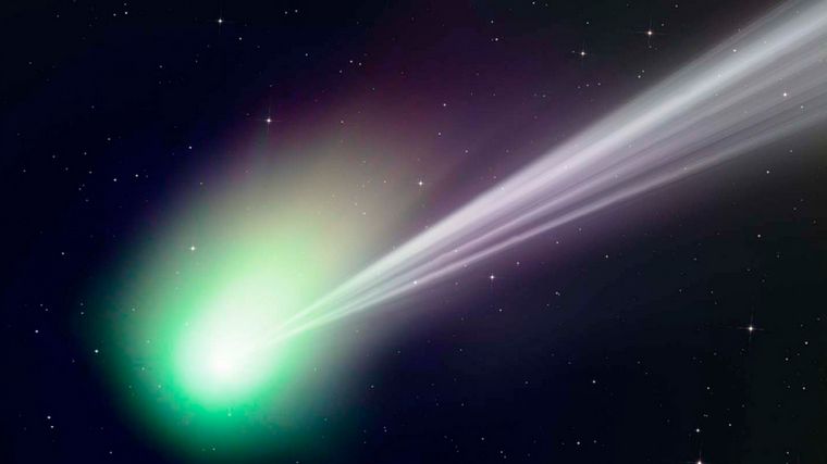FOTO: El cometa podrá verse en la noche del domingo a simple vista.