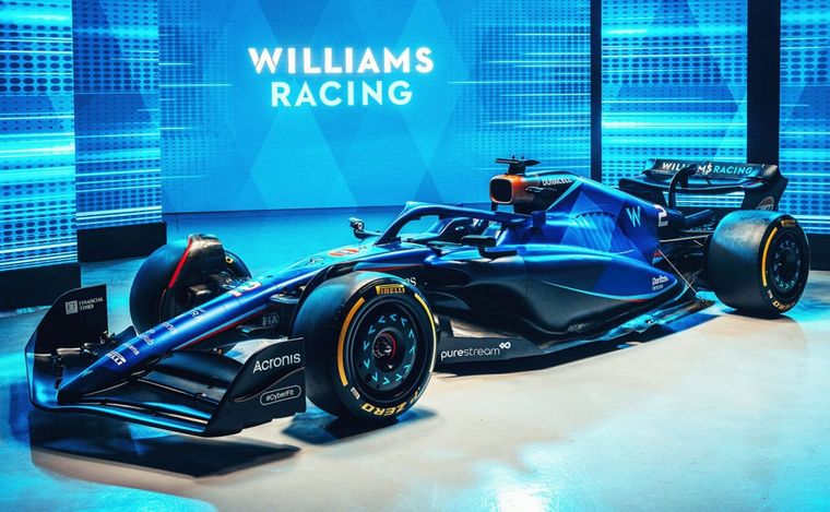 FOTO: Williams Racing anunció la presentación de su FW45, pero solo mostró sus colores
