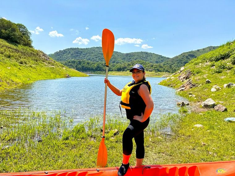 AUDIO: Paseo en kayak en el dique la quebrada, un imperdible en Río Ceballos