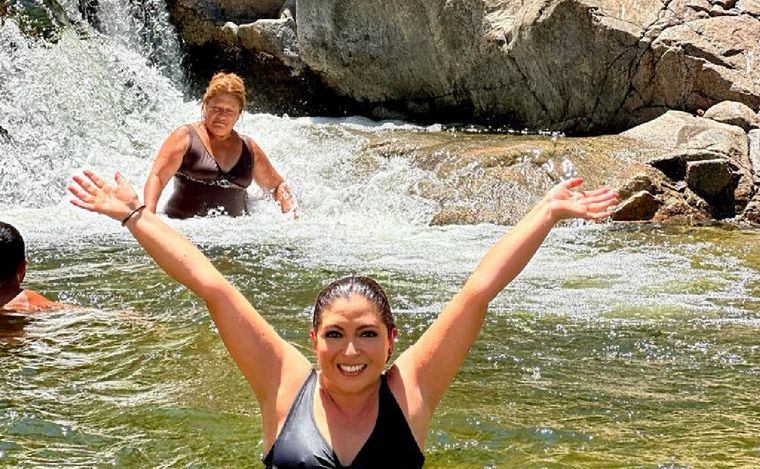 FOTO: Tres cascadas, en La Granja: el lugar donde saltó a la fama Susana Giménez.