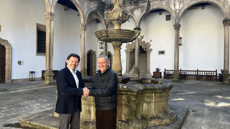 FOTO: Schiaretti reunido en España con Antonio Rodríguez Miranda.