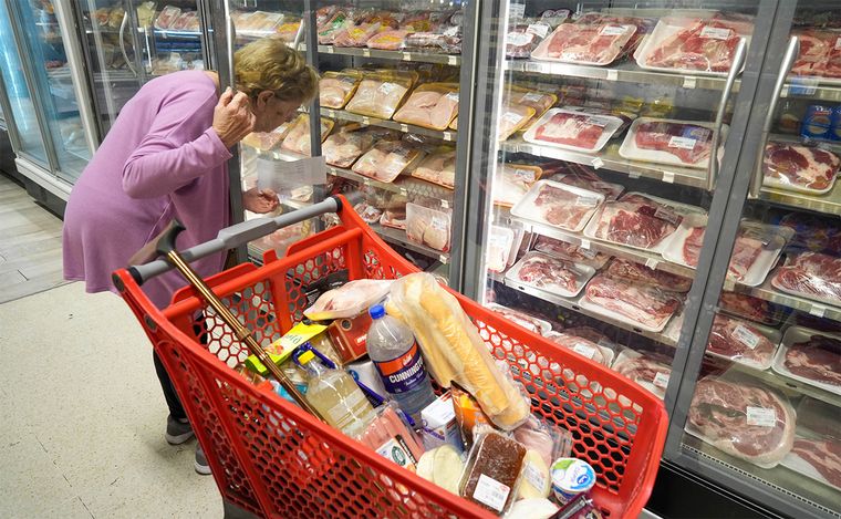 FOTO: La suba en la carne impulsó la inflación de alimentos.
