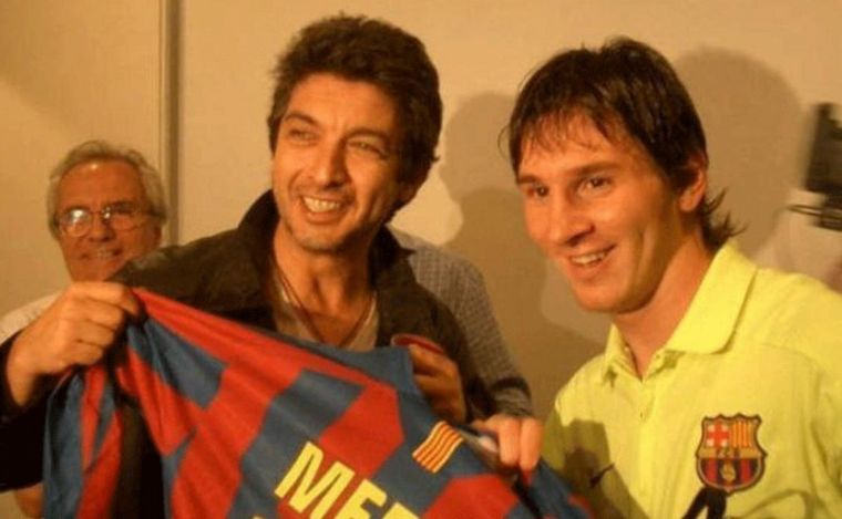 FOTO: Ricardo Darín y Lionel Messi en un encuentro en Barcelona (Foto: Sport).