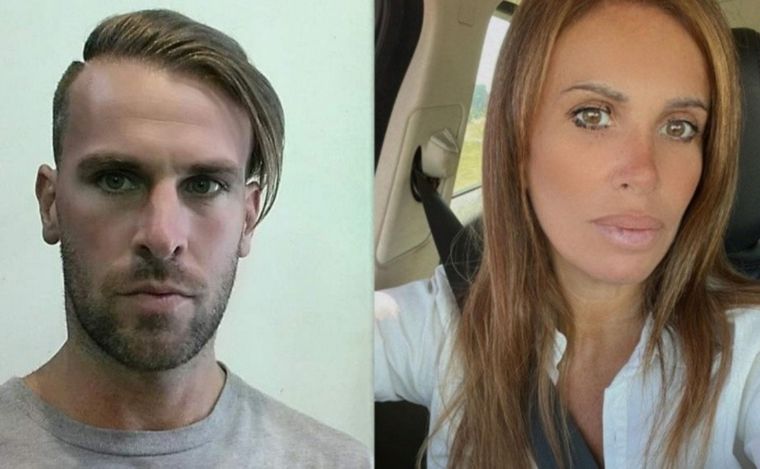 El ex barra de River William Schlenker se casó con Samanta Farjat (Foto: rosario3).