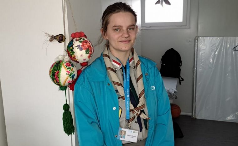 Joanna Zychla, delegada de Unifec del centro humanitario fronterizo de Medyka.