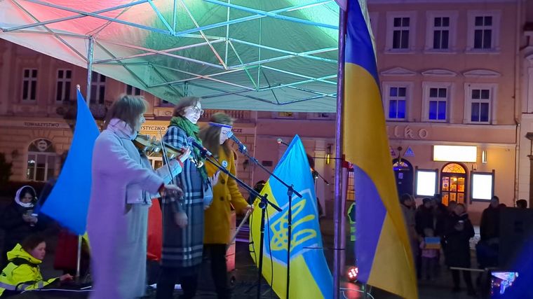 FOTO: Acto de Ucranianos y polacos en Rzerszów