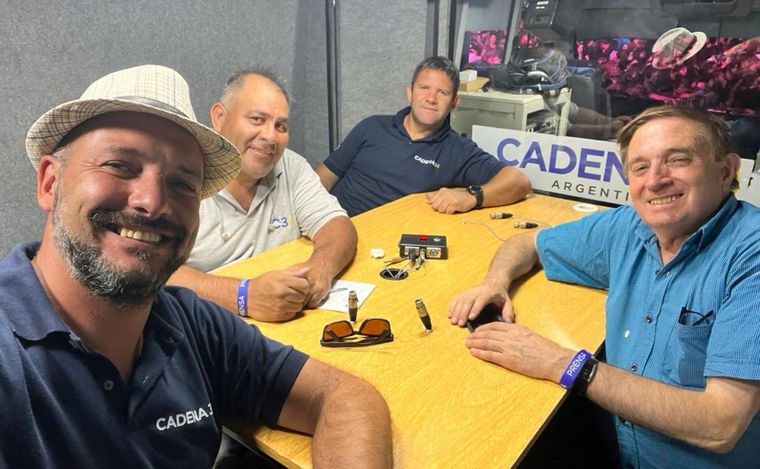 El equipo de Cadena 3 en la Fiesta Nacional del Sol