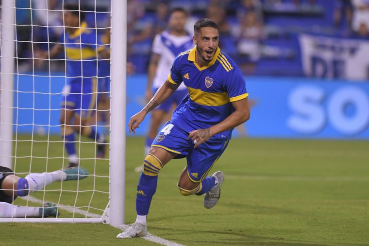 Nicolás Figal festeja el tanto del triunfo para 