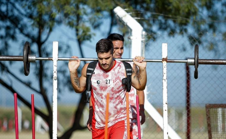 FOTO: El entrenamiento de Instituto en el predio La Agustina