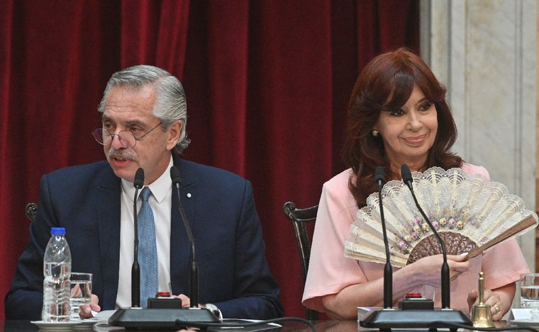 FOTO: Alberto Fernández y Cristina Kirchner.