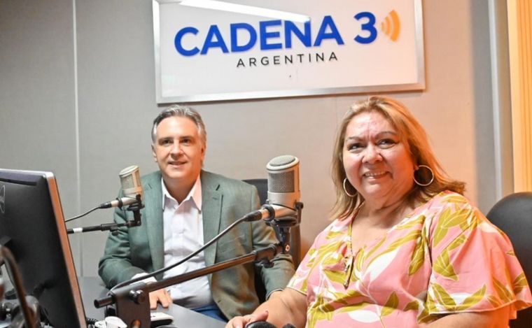 Susana Buontempo recibió a Martín Llaryora.