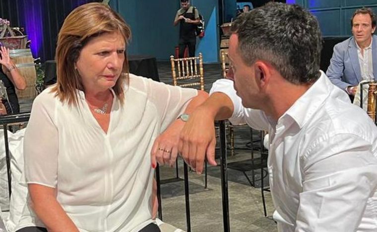 Rodrigo De Loredo y Patricia Bullrich en Mendoza.