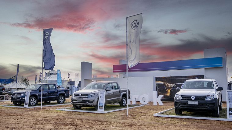 Amarok, la pick up estandarte de Volkswagen en Expoagro.