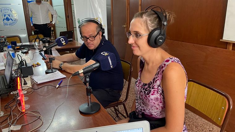 Lorena Londero productora de harina de uva