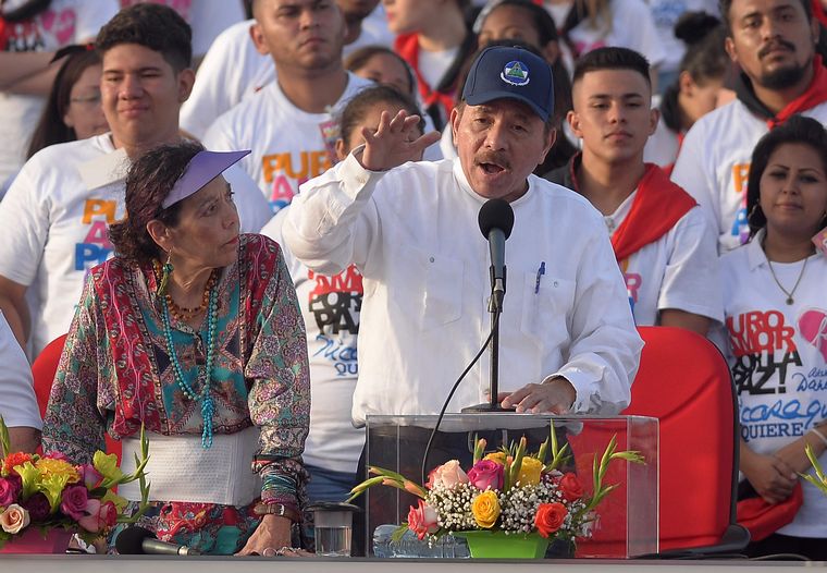 FOTO: Daniel Ortega, durante un acto en Nicaragua. (Foto: archivo)