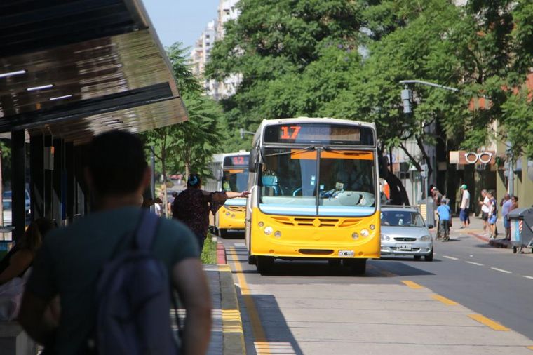 FOTO: Solo Bus, transporte, colectivo, parada, Córdoba, Chacabuco