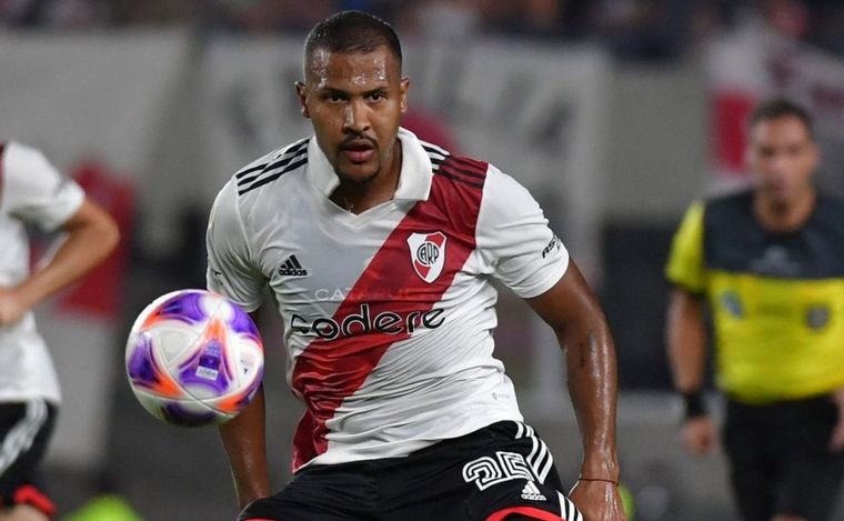 FOTO: Rondón defendió la camiseta de River en el 2023