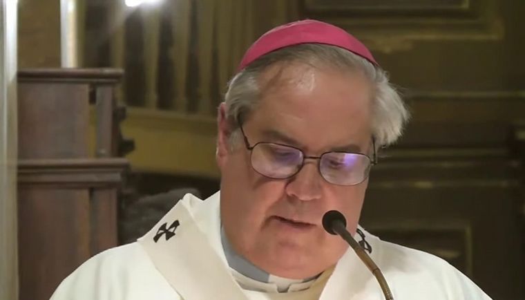 Misa en la Catedral celebrando los 10 años de Francisco como Papa