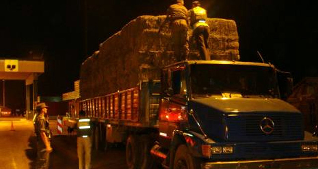 El operativo en Santiago del Estero estuvo a cargo de Gendarmería Nacional.