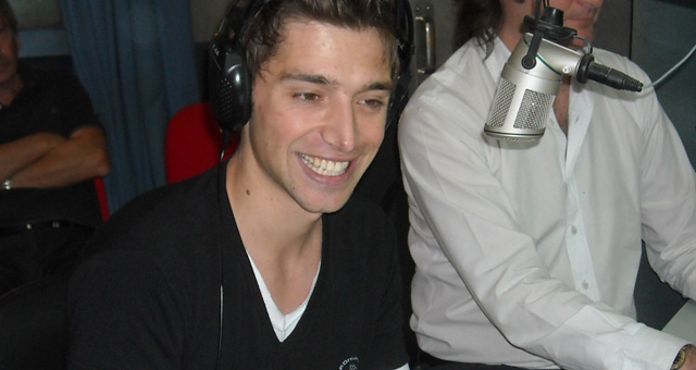 Pablo Tamagnini en el estudio de Cadena 3.