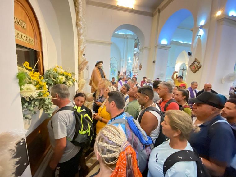 Llegó la Cabalgata Brocheriana para rendir tributo al Cura Santo