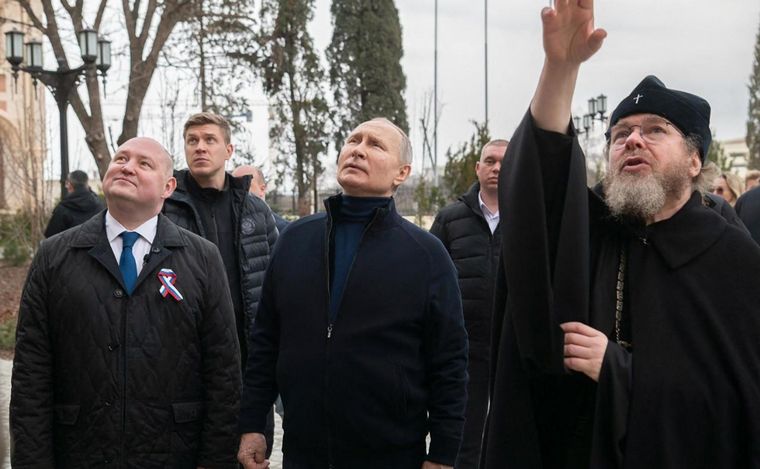 FOTO: Vladimir Putin visitó Crimea. (Foto: Imago)