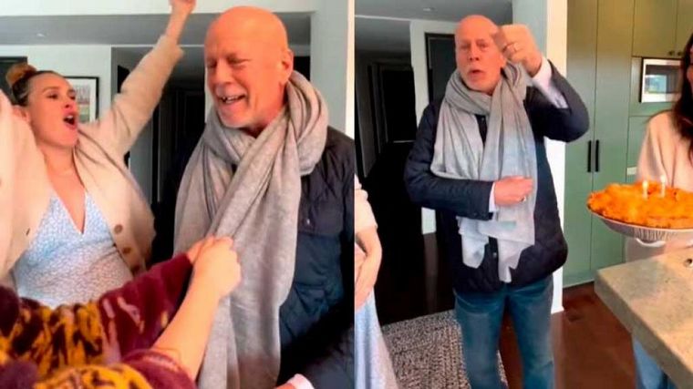 FOTO: Rodeado del amor de su familia, Bruce Willis festejó sus 68 años.