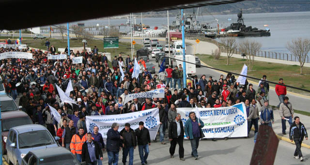 Fue masiva la movilización en la isla.