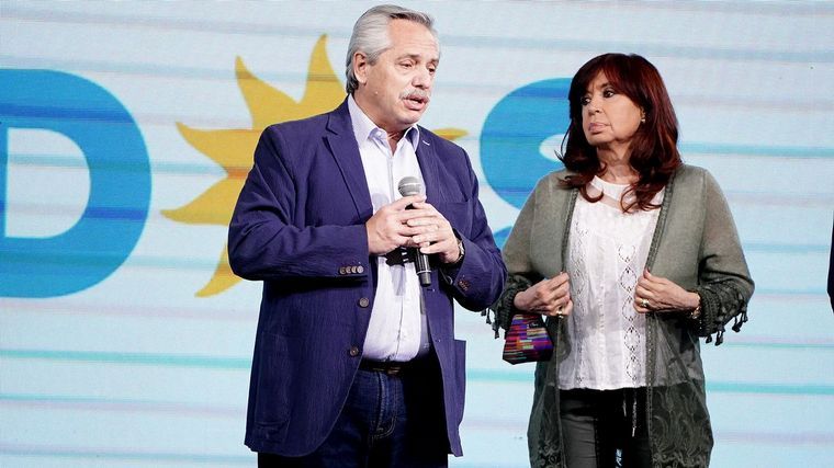 FOTO: Alberto Fernández y Cristina Kirchner. (Archivo/Télam)