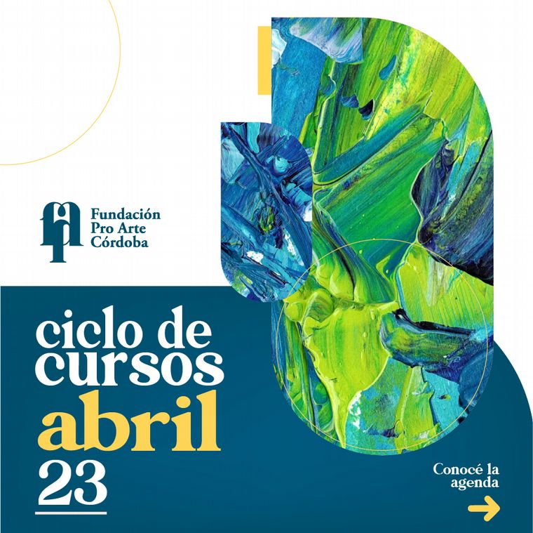 FOTO: Fundación Pro Arte Córdoba invita a participar de sus Ciclos Culturales de abril