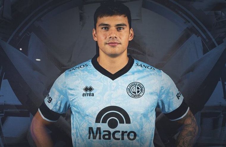 Ibacache ya posa con la celeste. (Foto: @Belgrano)